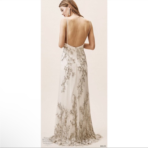 NWT Watters Kilton Essen Beaded Wedding Gown 6 - Picture 9 of 11